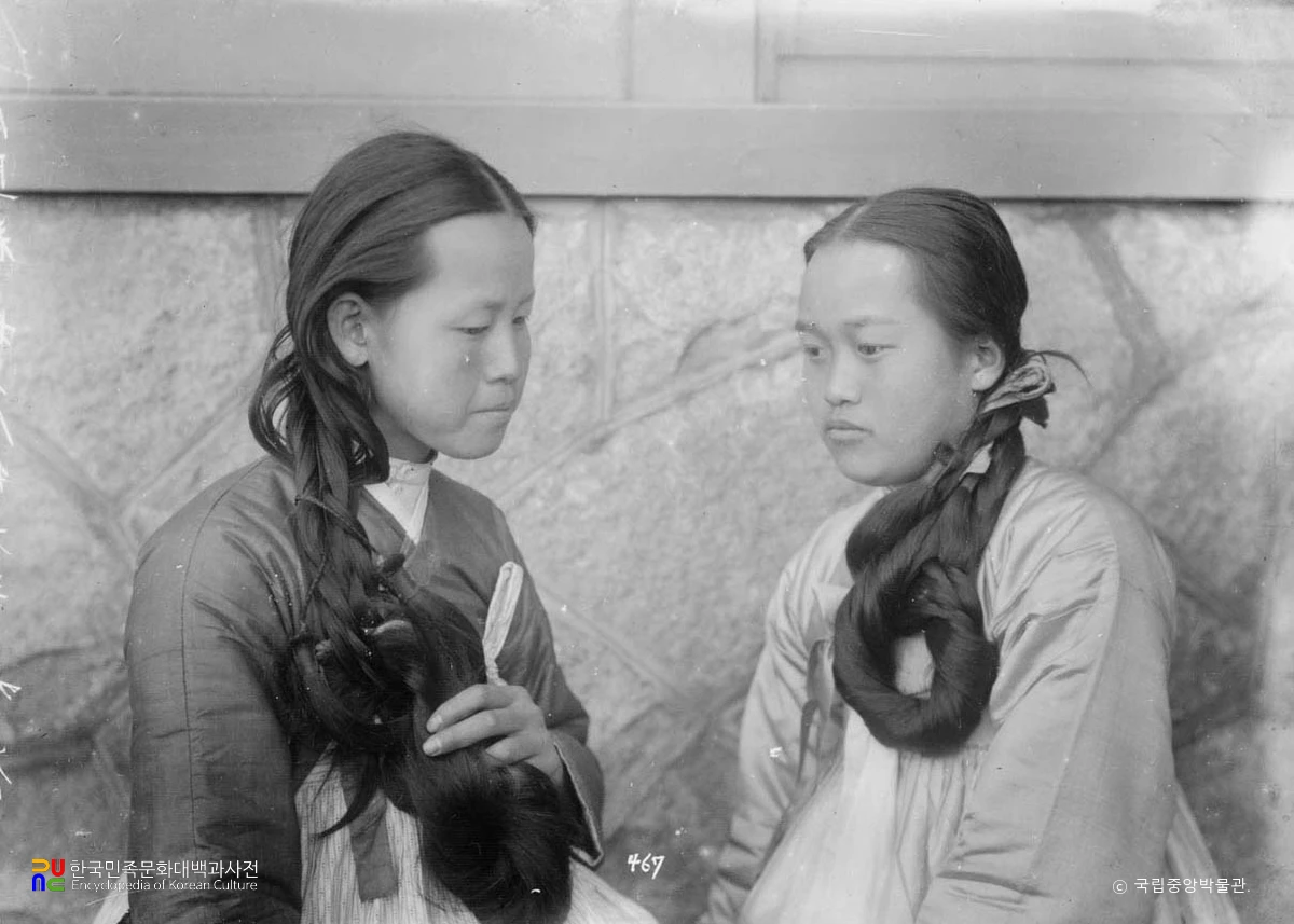 함경북도 경흥군 여자들의 머리 모양