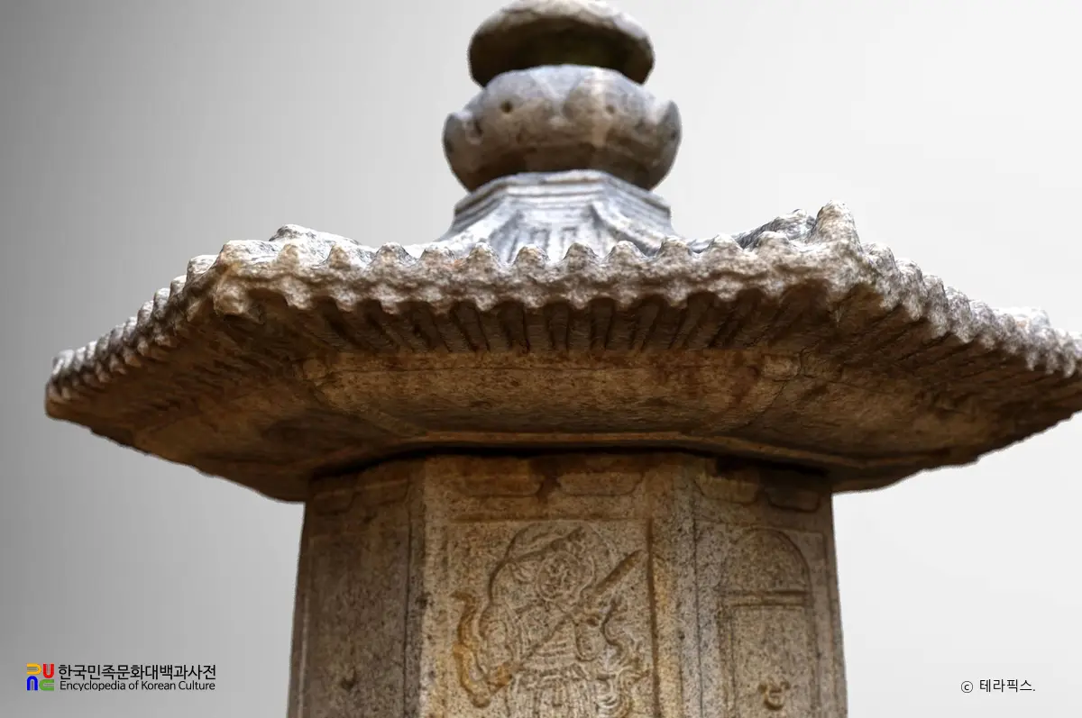 남원 실상사 증각대사탑 지붕돌