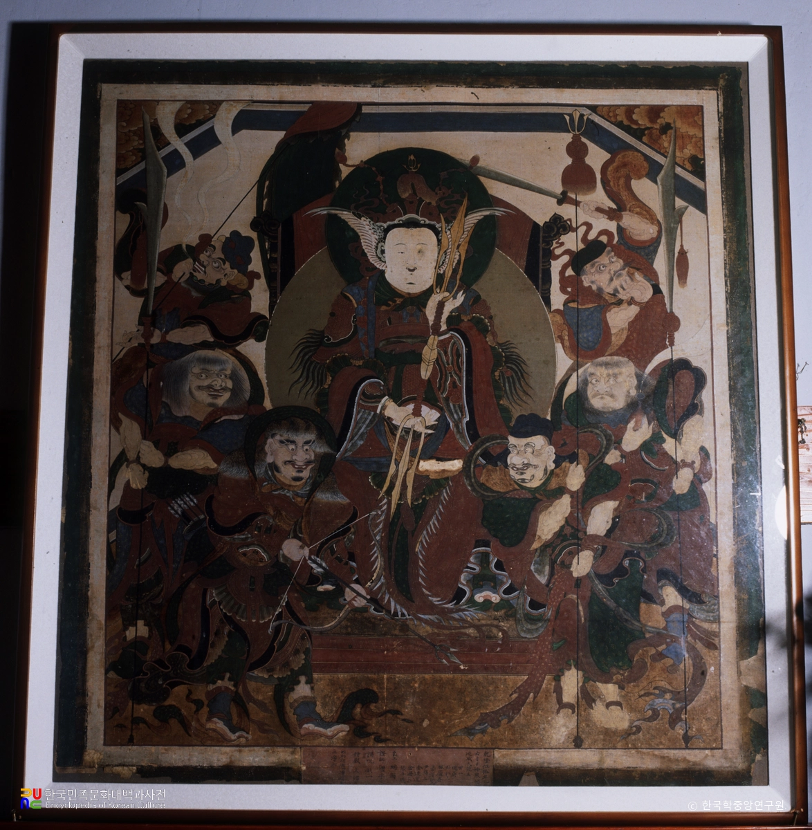 금대암 신중탱화