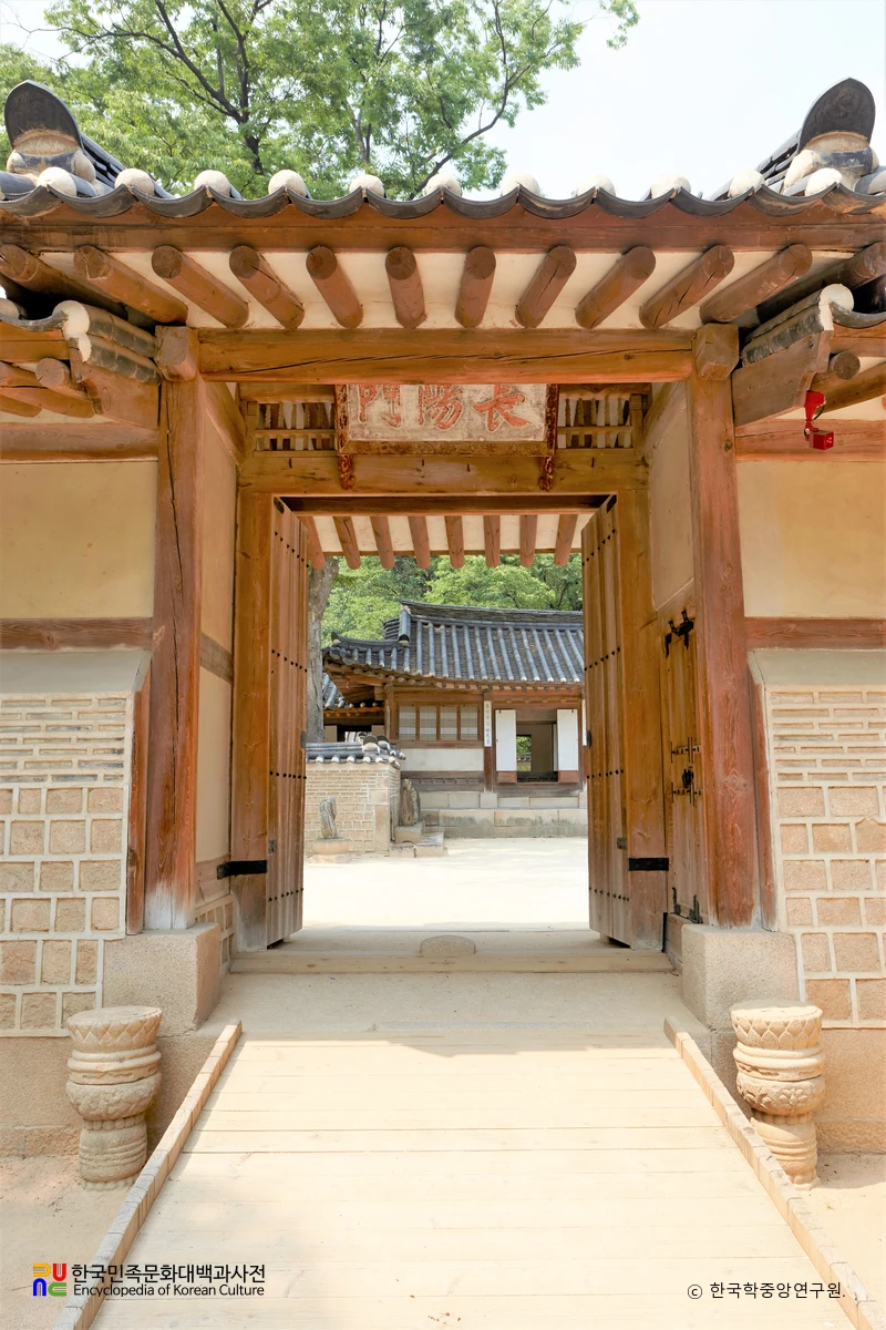 창덕궁 연경당 장양문