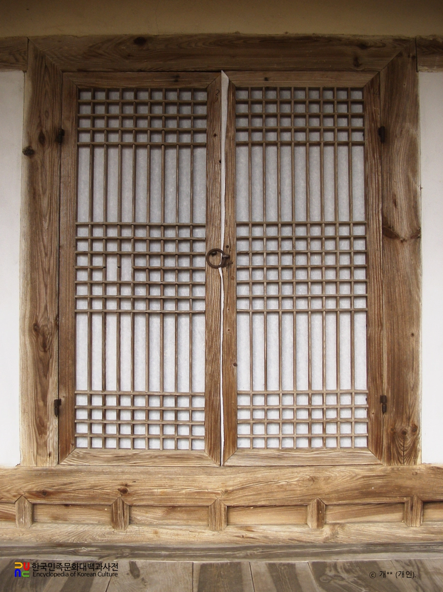 논산 명재고택 세살창