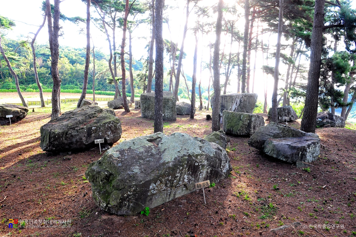 영광 성산리 지석묘군 전경