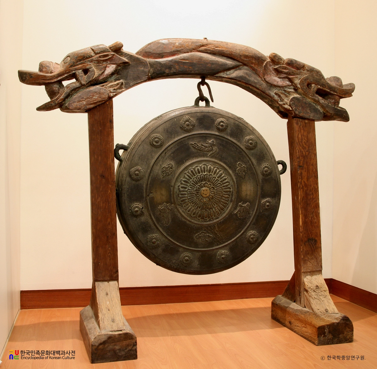 영천 은해사 청동북 및 북걸이