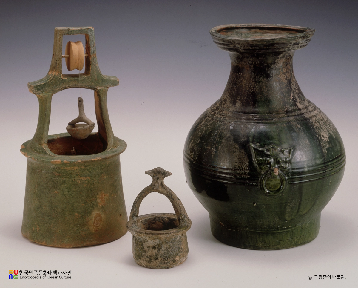 녹유우물, 항아리 / 낙랑군