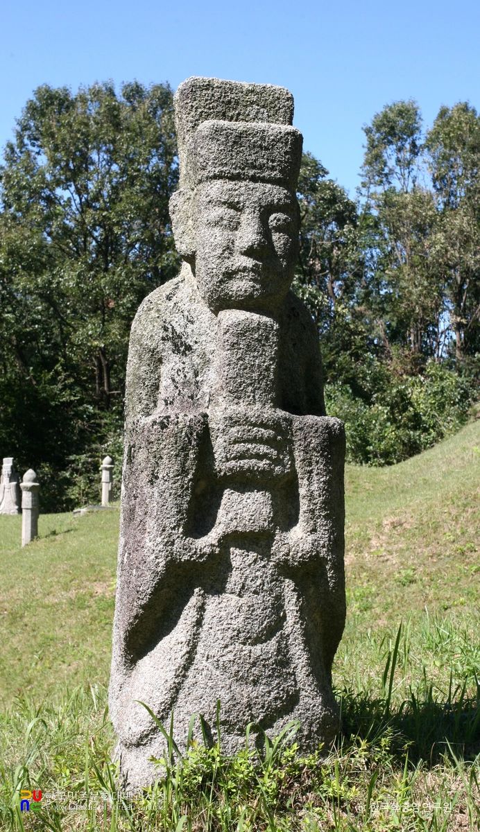 김상헌 선생 묘 문인석