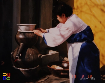 안동소주 / 냉각기 바르기