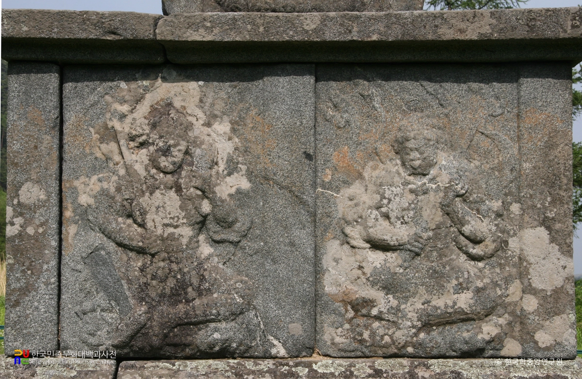 양양 진전사지 삼층석탑 팔부중