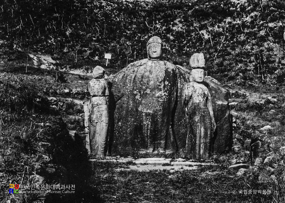 경주 굴불사지 석불상