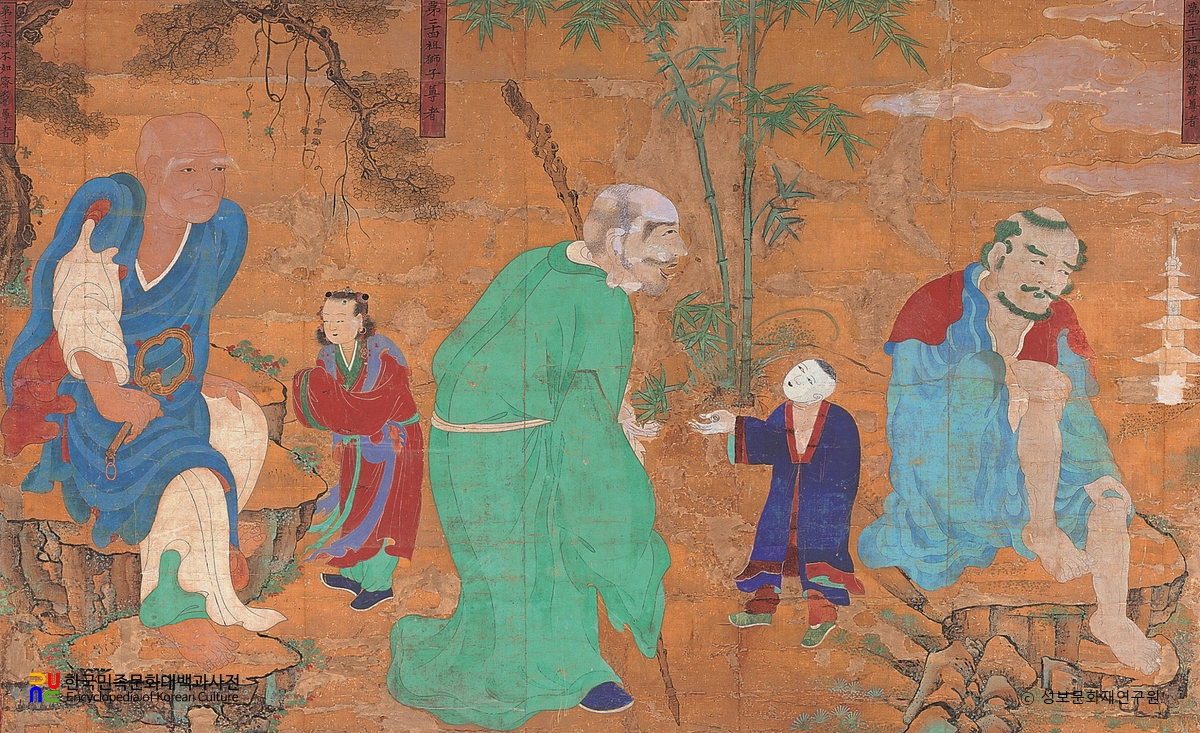 순천 선암사 33조사도(22·24·26조사)
