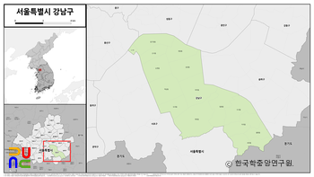 서울특별시 강남구 법정구역도