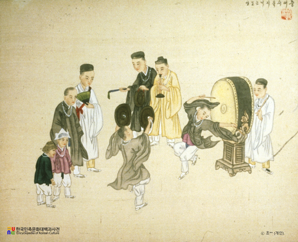 기산풍속도첩/수륙재