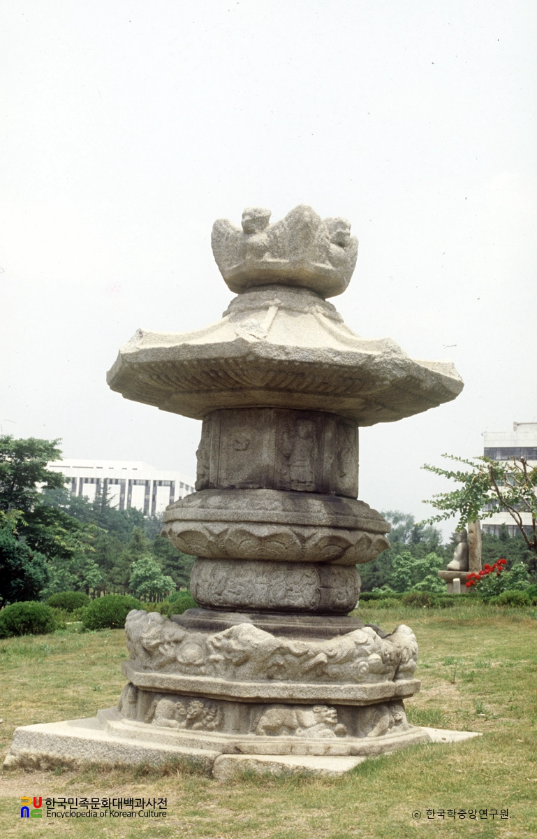 대구 산격동 사자 주악장식 승탑