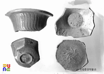 부안 진서리 요지 출토 청자편