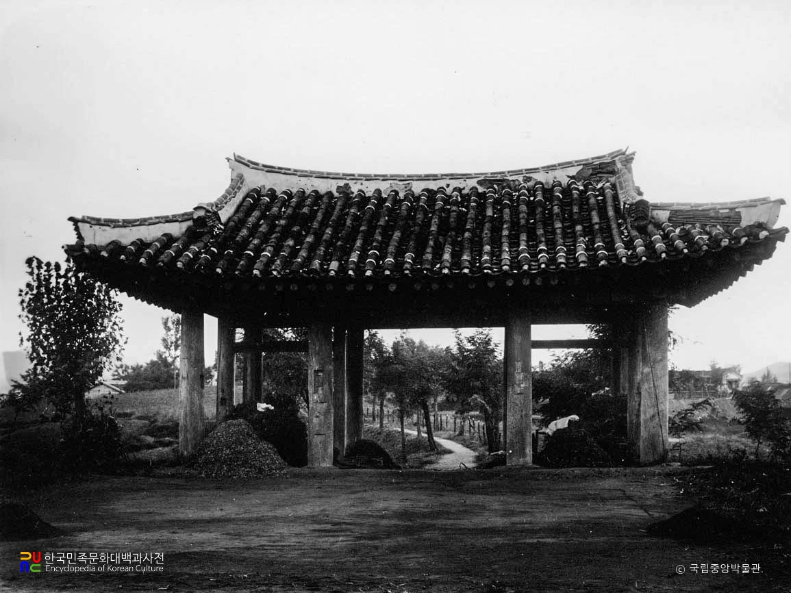 안주 백상루 남문