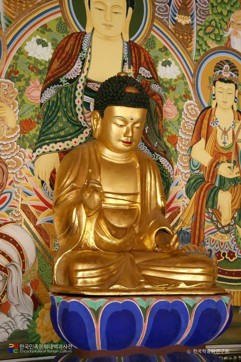 김제 문수사 목조석가여래좌상