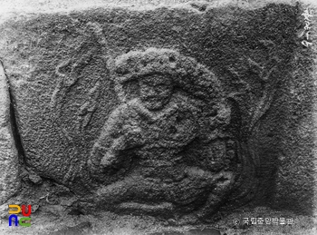 안동 법흥사지 칠층전탑 기단부 팔부중상