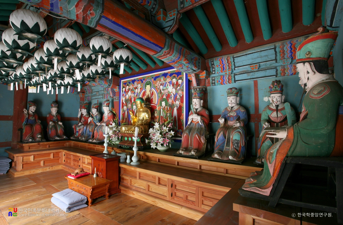 고창 문수사 목조지장보살좌상 및 시왕상