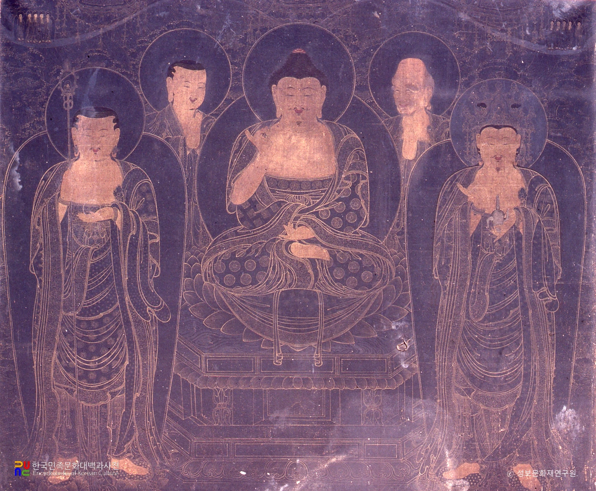 김천 청암사 아미타불회도