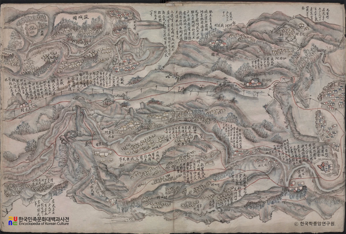 아국여지도 중 소성도