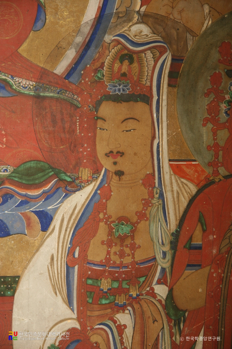 강화 전등사 강설당 아미타불탱