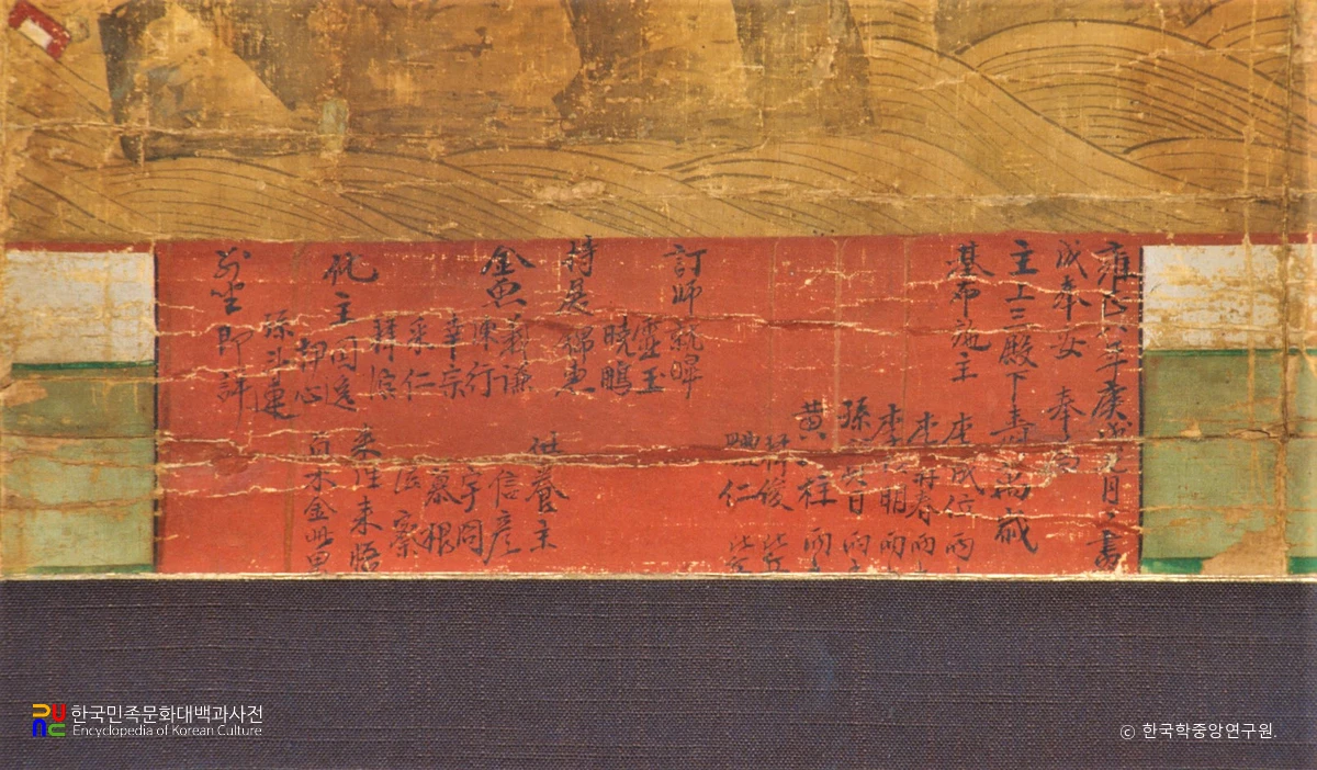 의겸 등 필 수월관음도