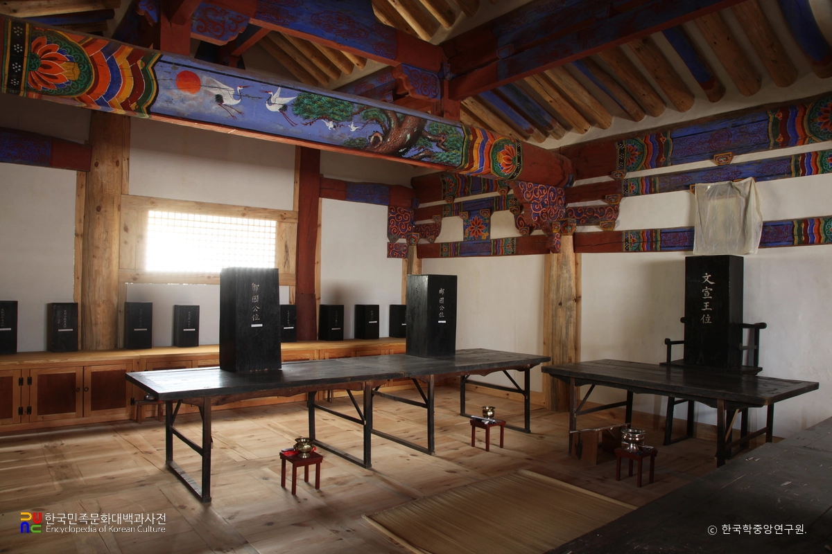 합천 합천향교 중 대성전 내부