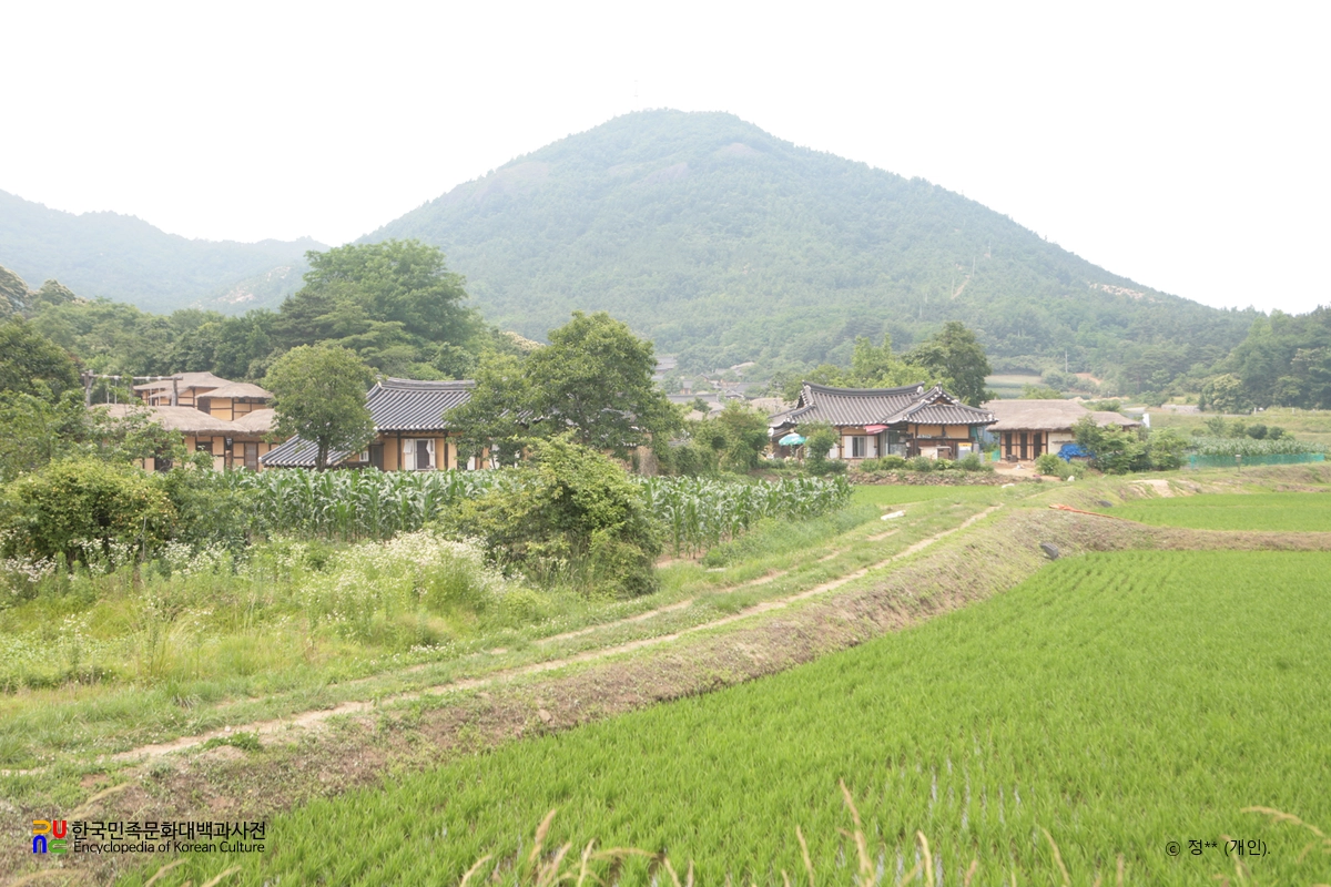 고성 왕곡마을 전경