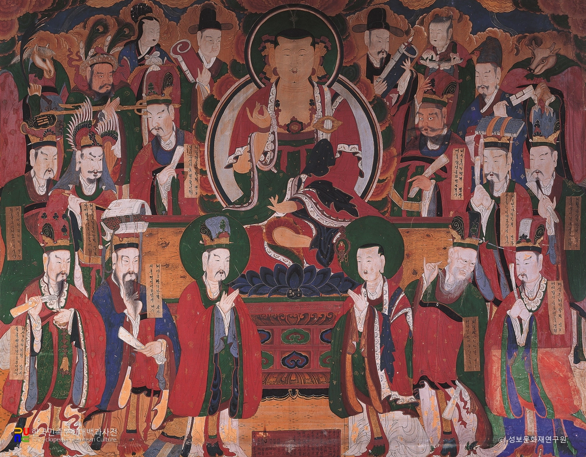 서울 사자암 지장시왕도