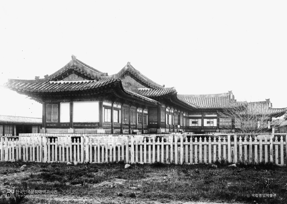 서울 경복궁 자경전 우측 전경