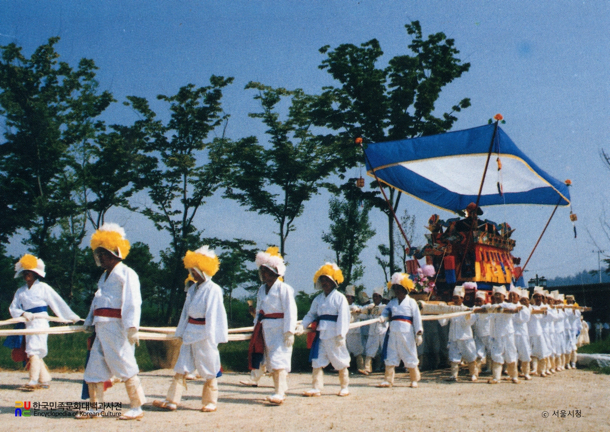 바위절마을 호상놀이