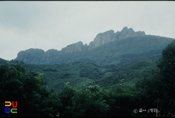 중국 오녀산성 전경