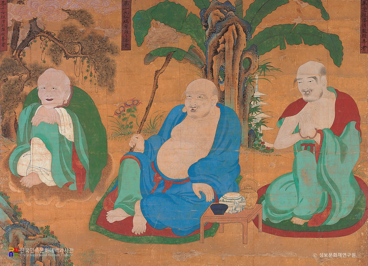순천 선암사 33조사도(17·19·21조사)