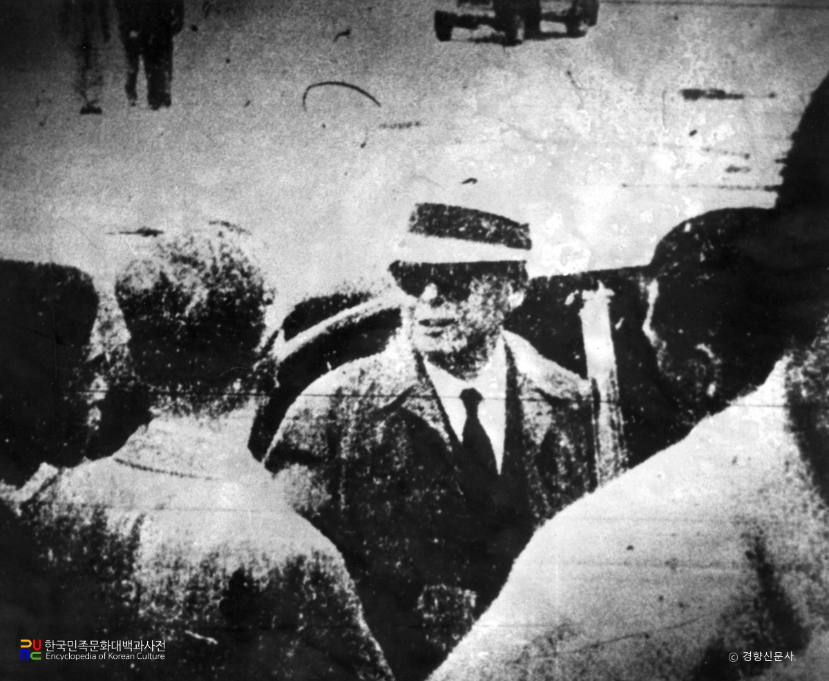 망명하는 이승만 전대통령