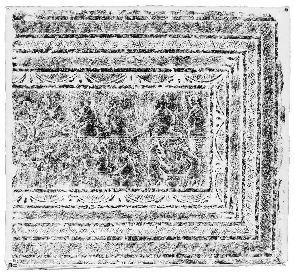 화상석[나씨 장석] 탁본(탑본)