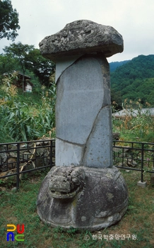 영주 비로사 진공대사 보법탑비 정측면