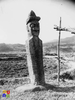 남원 실상사 석장승 하원당장군 정측면