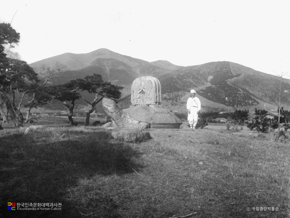 경주 신라 태종무열왕릉비 전경