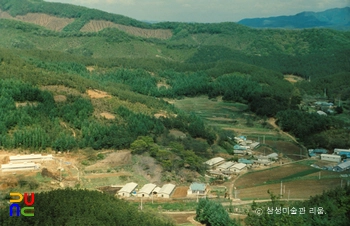 용인 서리 고려백자 요지 전경