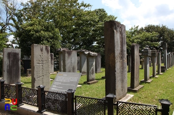 통영 삼도수군통제영 내 비석군