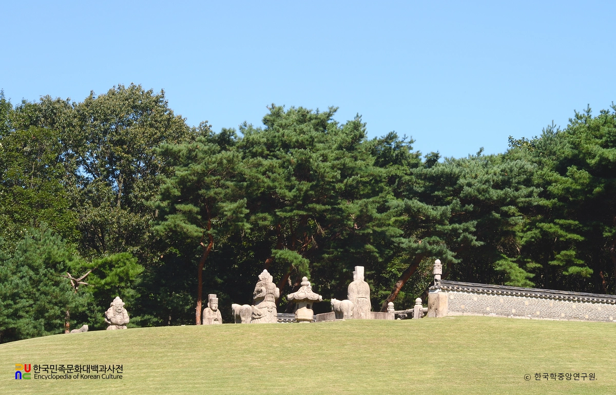 고양 서오릉 중 경릉 석물