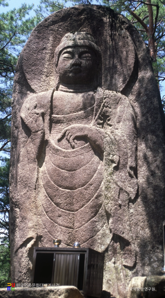 합천 치인리 마애여래입상