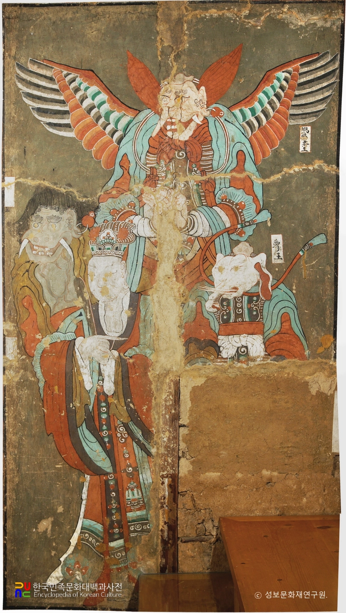 양산 신흥사 대광전 신중도