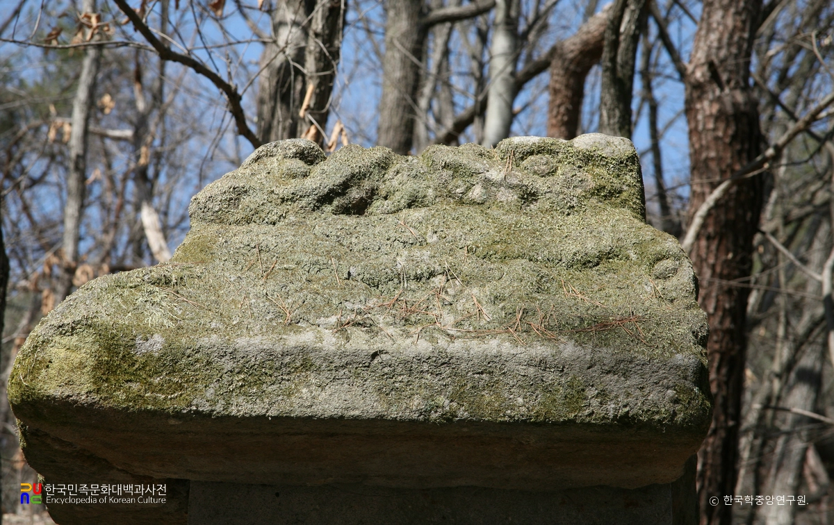 충주 청룡사 위전비 / 이수
