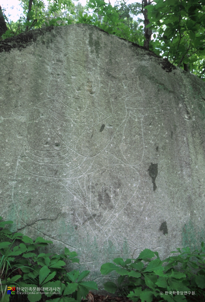 원주 평장리 마애공양보살상