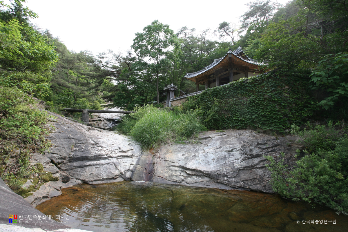 안동 만휴정 원림 전경