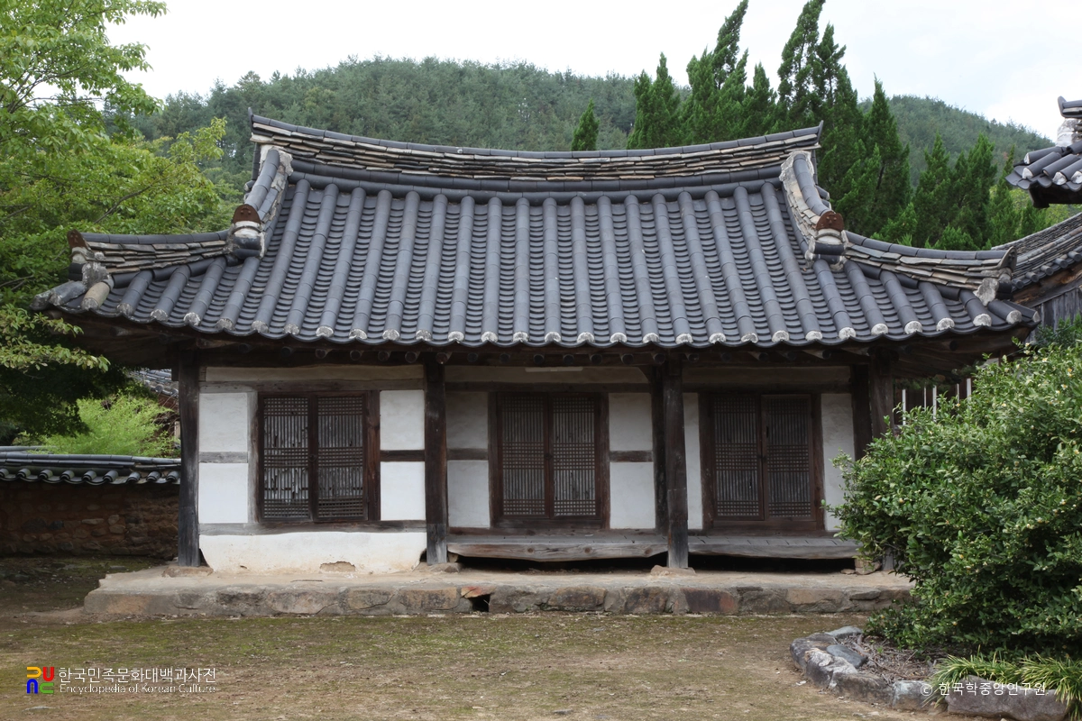 밀양 혜산서원 서재 정면