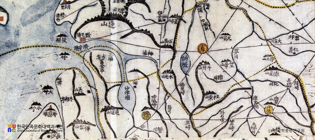 대동여지도 고부 정읍 흥덕