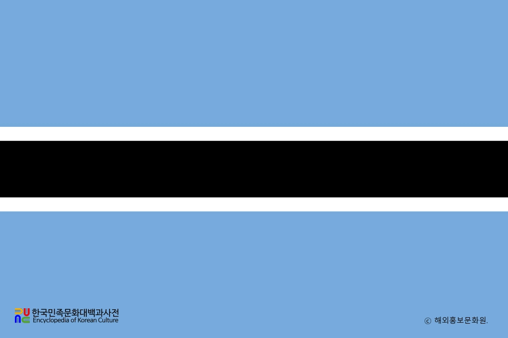 보츠와나의 국기