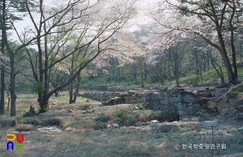 부안 실상사지 전경