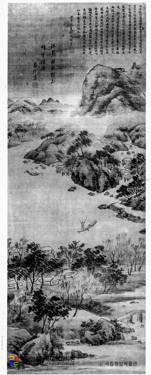 이의양필 강남우후도